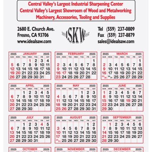 Year-at-a-Glance Calendar w/Top Imprint 1 Year-at-a-Glance Calendar w/Top Imprint 1