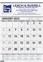 Black Contractor Calendar w/2 Color Imprint (18"x 25") 1 Black Contractor Calendar w/2 Color Imprint (18"x 25") 1