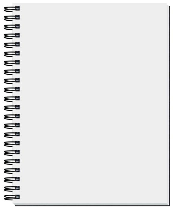 Shadowbox Paperboard Journal w/100 Sheets (8 ½"x 11") 1