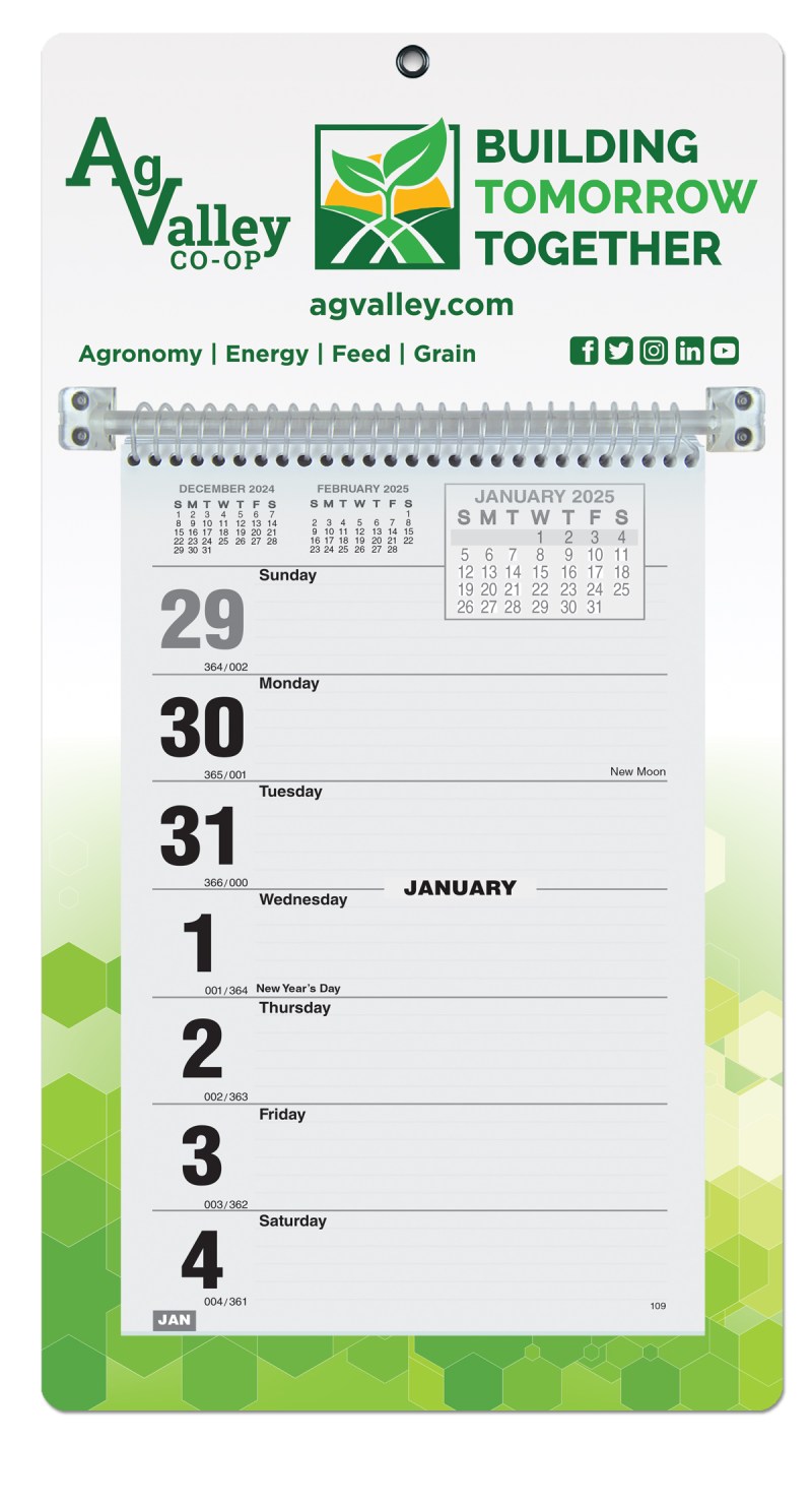 Weekly Wall Calendar w/Sunday Start (7"x 12 ¼") 1 Weekly Wall Calendar w/Sunday Start (7"x 12 ¼") 1