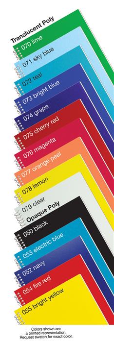 Econo Poly Reporter Notebook (4"x 8 ¼") 1