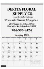 Monthly Wall Calendar w/1 Color Imprint (12 ¼"x 18 ½) 1 Monthly Wall Calendar w/1 Color Imprint (12 ¼"x 18 ½) 1