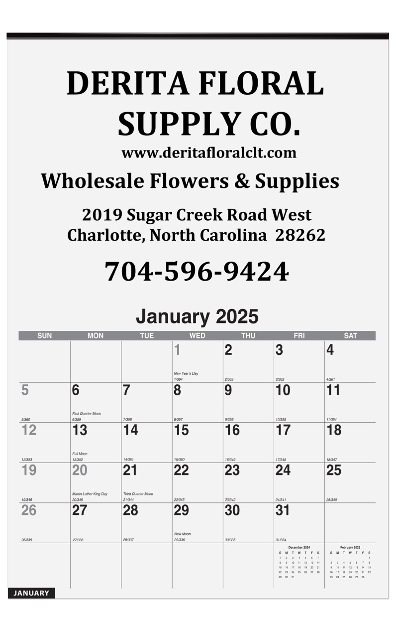 Monthly Wall Calendar w/1 Image (12¼"x18½) (One Color Imprint) 1 Monthly Wall Calendar w/1 Image (12¼"x18½) (One Color Imprint) 1