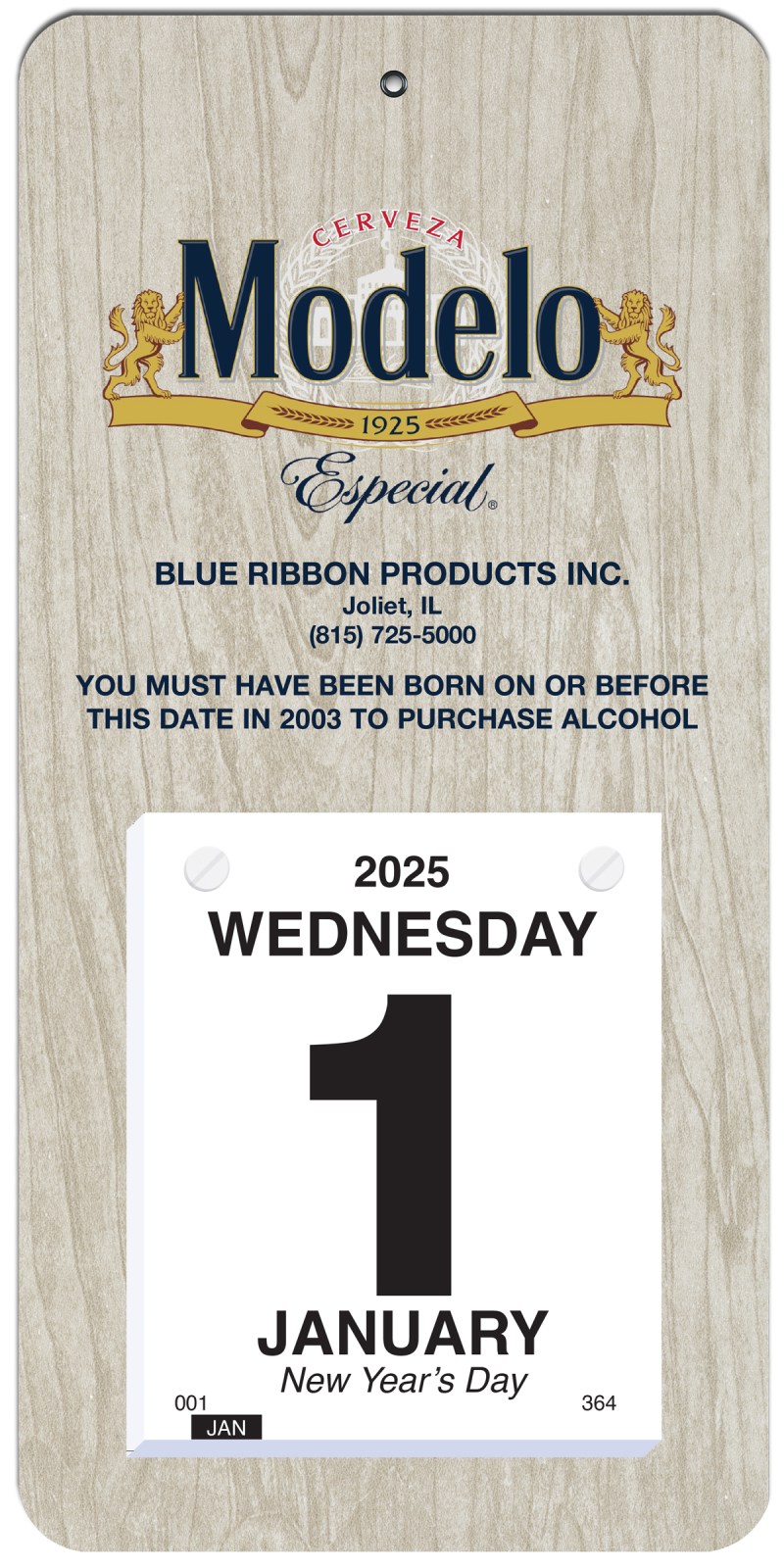 Daily Wall Calendar (6"x 12 ¼") 1 Daily Wall Calendar (6"x 12 ¼") 1