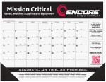 Black Calendar Desk Pad w/Julian & Contractor Dates - 2 Color Imprint 1 Black Calendar Desk Pad w/Julian & Contractor Dates - 2 Color Imprint 1