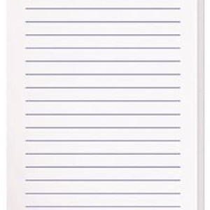 Scratch Pad w/50 Sheets (3 ½"x 8 3/8") 1 Scratch Pad w/50 Sheets (3 ½"x 8 3/8") 1
