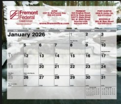 Mini Tear Off Sheet Calendar - Waterways 1 Mini Tear Off Sheet Calendar - Waterways 1
