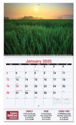 Agriculture Monthly Wall Calendar w/Coil Binding (10 5/8"x 18 ¼") 1 Agriculture Monthly Wall Calendar w/Coil Binding (10 5/8"x 18 ¼") 1