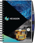 Gloss Time Manager Calendar Planner w/Pen Safe Back (7"x 10") 1 Gloss Time Manager Calendar Planner w/Pen Safe Back (7"x 10") 1