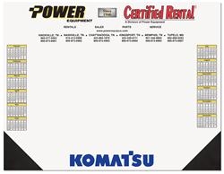 Full Color 40 Sheet Desk Pad (21 ¾"x 17") 1