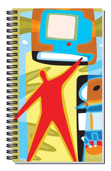 Gloss Cover Journals w/100 Sheets (4"x 6") 1
