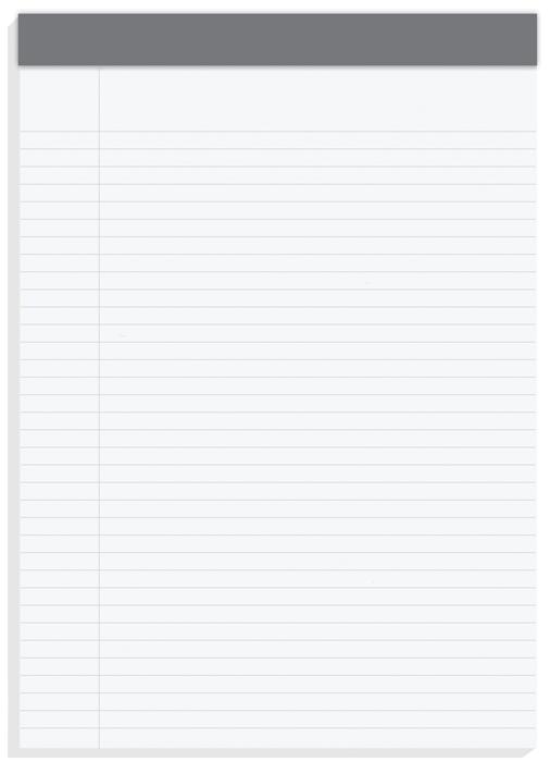 Executive Legal Pads (8 1/8"x 11 ¾") 1