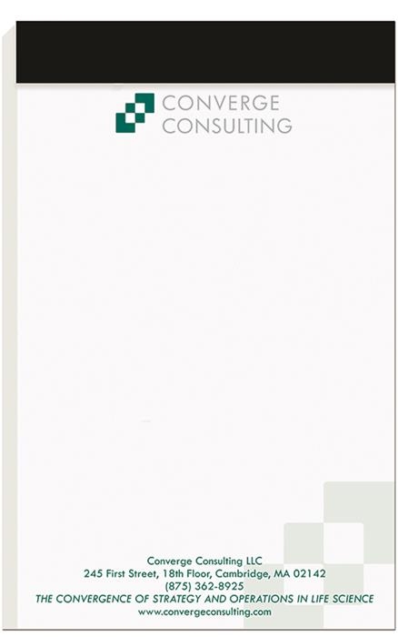 Full Color Legal Pads w/Imprinted Sheets (5" x 8") 1