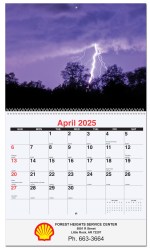 Majestic Outdoors Monthly Wall Calendar w/Coil Binding (10 5/8"x 18 ¼") 1 Majestic Outdoors Monthly Wall Calendar w/Coil Binding (10 5/8"x 18 ¼") 1