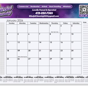 Full Color Small Calendar Desk Pads (16 ¾"x 10 7/8") 1 Full Color Small Calendar Desk Pads (16 ¾"x 10 7/8") 1