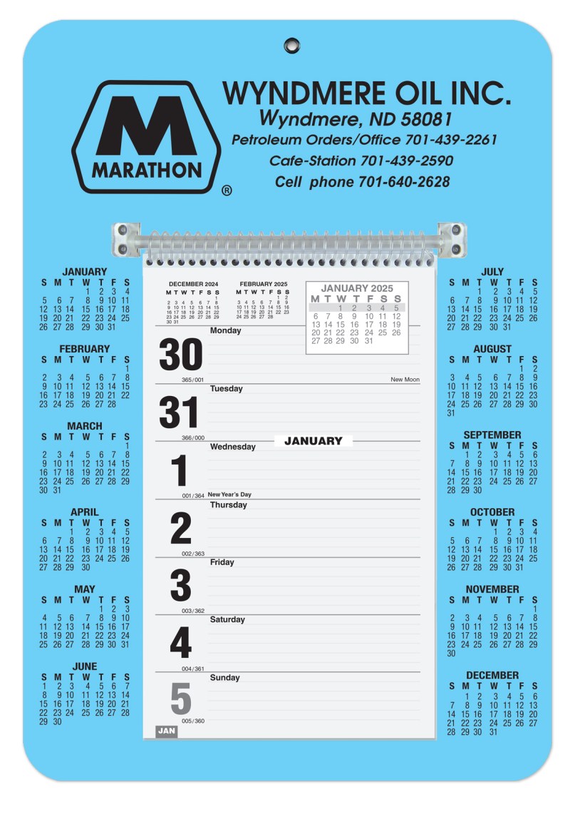 Weekly Wall Calendar w/Monday Start (9"x 12 ¼") 1 Weekly Wall Calendar w/Monday Start (9"x 12 ¼") 1