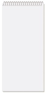 Full Color Imprinted Sheet Reporter Notebooks (4"x 8 ¼") 2 Full Color Imprinted Sheet Reporter Notebooks (4"x 8 ¼") 2