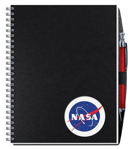 Shadowbox Paperboard Journal w/50 Sheets & Pen (6 ½"x 8 ½") 1