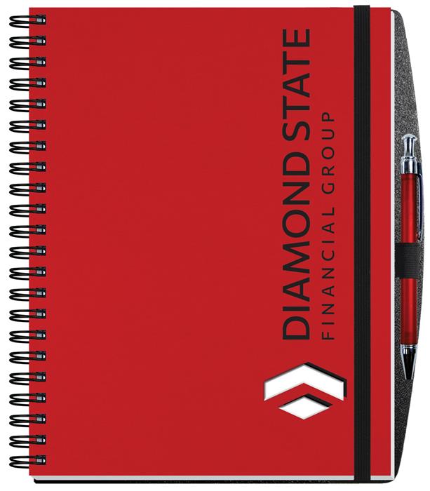 Shadowbox Paperboard Journal w/100 Sheets & Pen (8 ½"x 11") 1