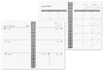 Full Color Academic Weekly Planners w/Pen Safe Back (5 ¼"x 8 ¼") - Open View Full Color Academic Weekly Planners w/Pen Safe Back (5 ¼"x 8 ¼") - Open View