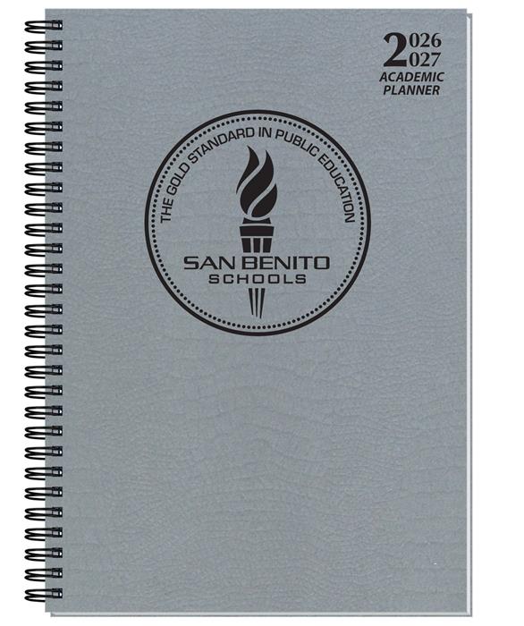 Academic Journal Planner w/Embossed Paperboard Cover (7"x 10") 1