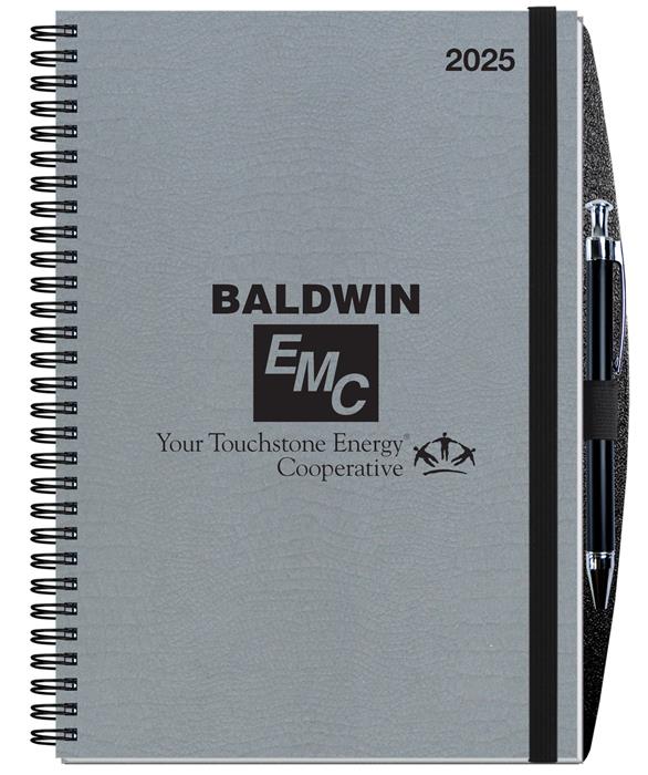 Alligator Embossed Journal Planner w/Pen (7"x 10") 1