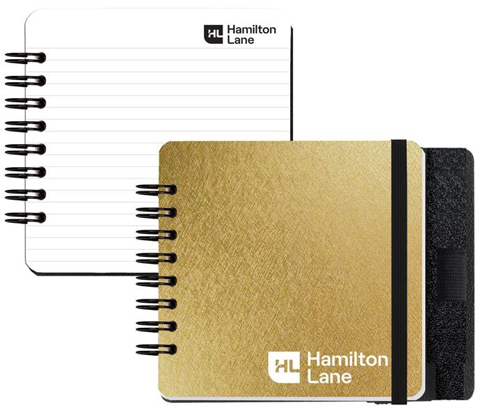 Classic Square Journal w/50 Sheets & Pen Holder (3 11/16 Square Inches) 1