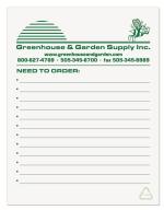 Recycled Scratch Pads w/100 Sheets (4 1/8"x 5 3/8") - White Recycled Scratch Pads w/100 Sheets (4 1/8"x 5 3/8") - White