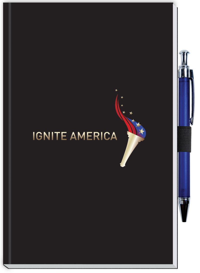 Full Color Perfect Journal w/Pen Patch (5"x 8") 1 Full Color Perfect Journal w/Pen Patch (5"x 8") 1