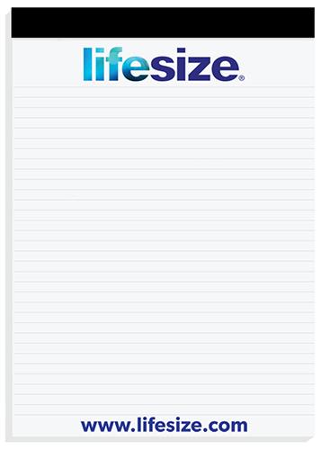 Full Color Legal Pads w/Imprinted Sheets (8 ¼"x 11 ¾") 1