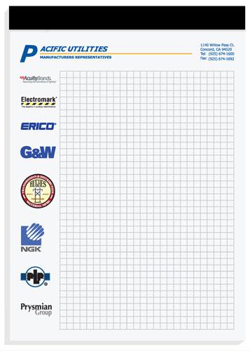 Full Color Legal Pads w/Imprinted Sheets (8 ¼"x 11 ¾") 1