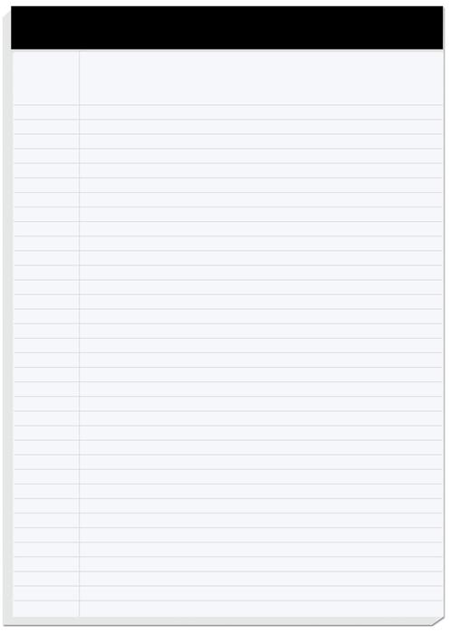 Full Color Legal Pads w/Imprinted Sheets (8 ¼"x 11 ¾") 1