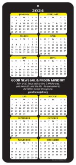 Year At A Glance Calendar Cards (4"x9") 1 Year At A Glance Calendar Cards (4"x9") 1