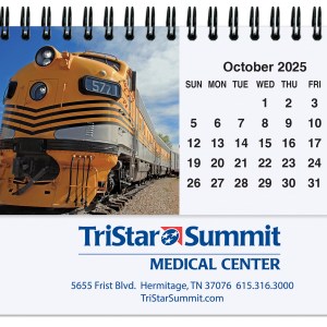 Magnificent Trains Tent Desk Calendar (5 13/16"x 4 ½") 1 Magnificent Trains Tent Desk Calendar (5 13/16"x 4 ½") 1
