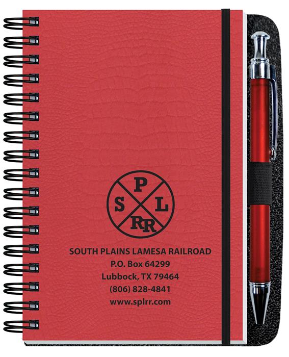Embossed Alligator Textured Journal w/50 Sheets & Pen (4"x 6") 1