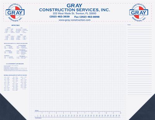 40 Sheet Desk Pad (21 ¾"x 17") 1