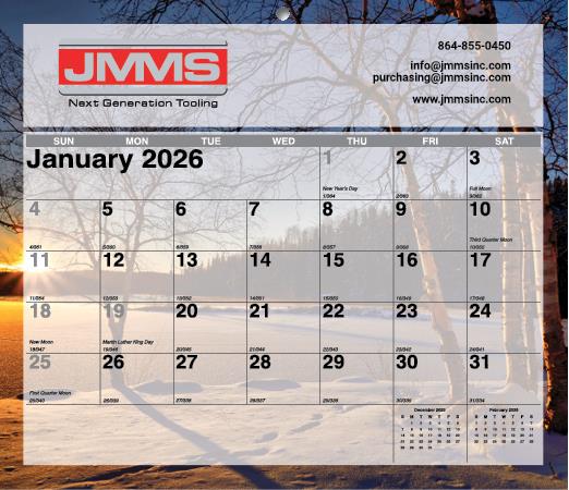 Mini Tear-Off Sheet Calendar - Serene Sunsets 1 Mini Tear-Off Sheet Calendar - Serene Sunsets 1