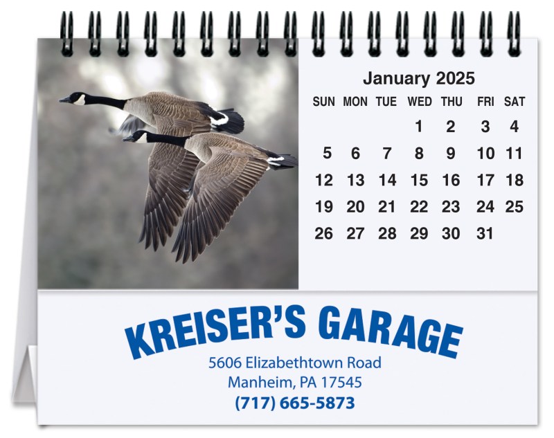 Wildlife Tent Desk Calendar (5 13/16"x4½") 1 Wildlife Tent Desk Calendar (5 13/16"x4½") 1