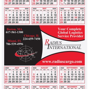 Year-at-a-Glance Calendar w/Center Imprint 1 Year-at-a-Glance Calendar w/Center Imprint 1