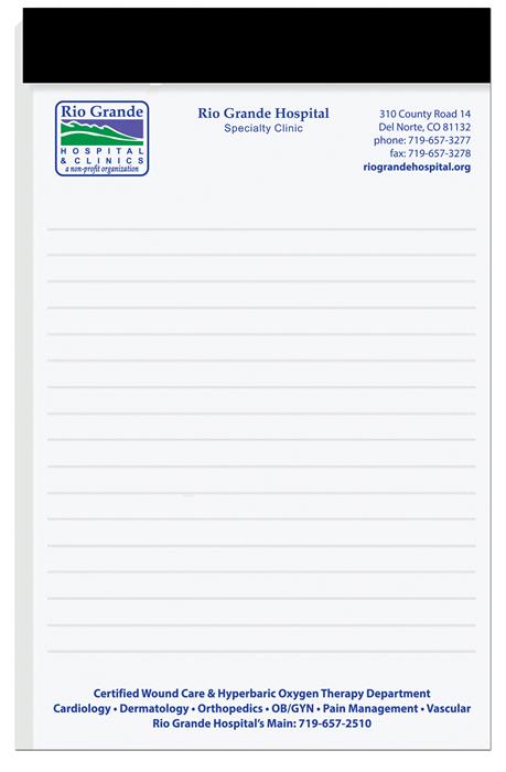 Legal Pads w/Imprinted Sheets (5" x 8") 1