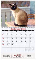 Furever Friends Monthly Wall Calendar w/Coil Binding (10 5/8"x 18 ¼") 1 Furever Friends Monthly Wall Calendar w/Coil Binding (10 5/8"x 18 ¼") 1