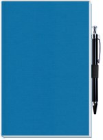 Perfect Journal w/Flexible Trekker Cover & Pen Patch (5"x 8") - Brilliant Blue Perfect Journal w/Flexible Trekker Cover & Pen Patch (5"x 8") - Brilliant Blue
