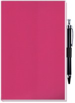 Perfect Journal w/Flexible Trekker Cover & Pen Patch (5"x 8") - Hot Pink Perfect Journal w/Flexible Trekker Cover & Pen Patch (5"x 8") - Hot Pink