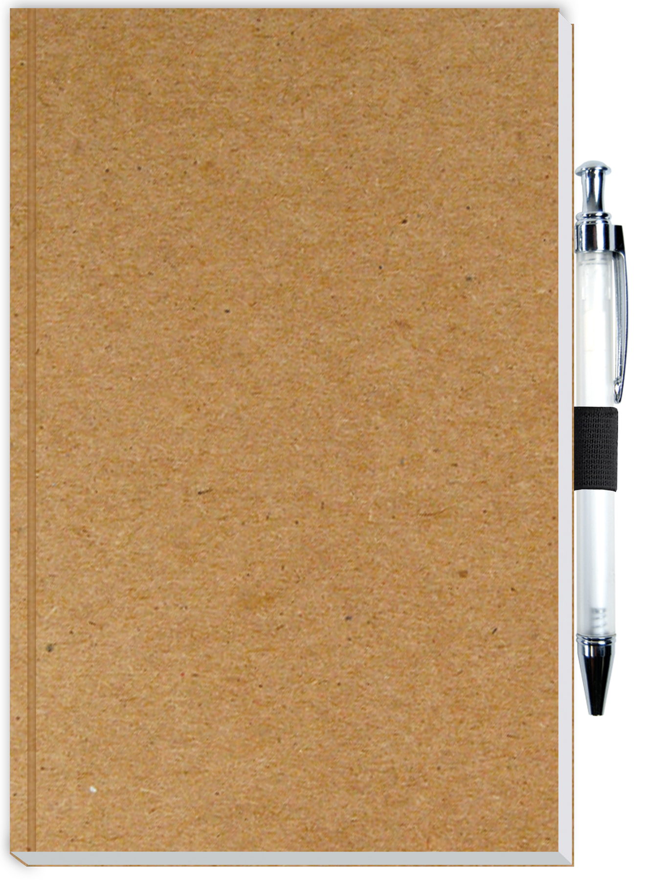 Perfect Journal w/Flexible Trekker Cover & Pen Patch (5"x 8") 1