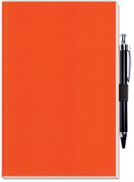 Perfect Journal w/Flexible Trekker Cover & Pen Patch (5"x 8") - Tangerine Orange Perfect Journal w/Flexible Trekker Cover & Pen Patch (5"x 8") - Tangerine Orange