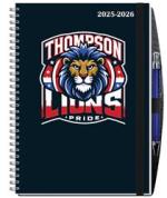 Gloss Cover Academic Journal Planner w/Pen 1 Gloss Cover Academic Journal Planner w/Pen 1