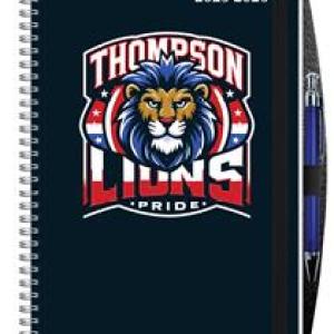 Gloss Cover Academic Journal Planner w/Pen 1 Gloss Cover Academic Journal Planner w/Pen 1