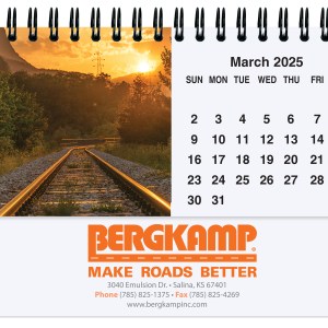 Serene Sunsets Tent Desk Calendar (5 13/16"x 4½") 1 Serene Sunsets Tent Desk Calendar (5 13/16"x 4½") 1