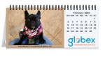 Custom Photo Tent Desk Calendar (8 ¾"x 4") 1 Custom Photo Tent Desk Calendar (8 ¾"x 4") 1
