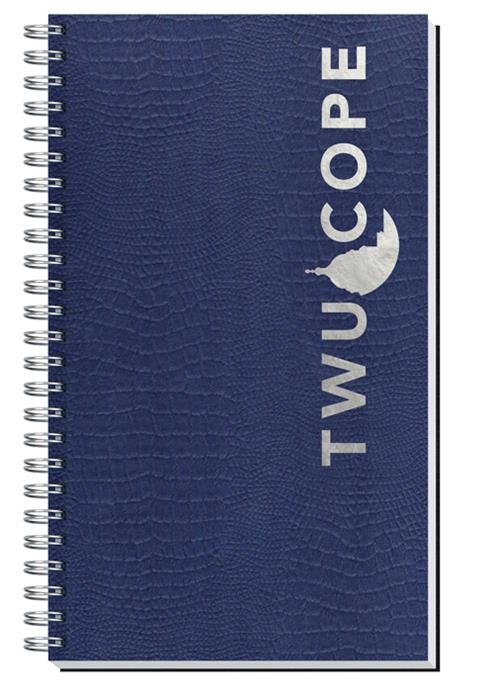 Embossed Alligator Textured Journal w/50 Sheets (5 ¼"x 8 ¼") 1